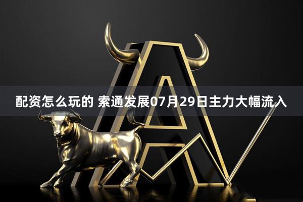 配资怎么玩的 索通发展07月29日主力大幅流入